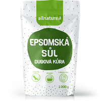 ALLNATURE Epsomská sůl Dubová kůra 1000 g