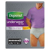 DEPEND Super inkontinenční kalhotky pro muže velikost L/XL 9 kusů