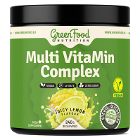 GREENFOOD NUTRITION Multivitamín complex juicy lemon 240 g