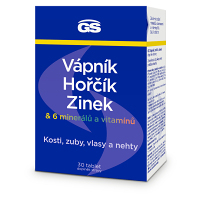 GS Vápník hořčík zinek 30 tablet