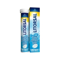 LITORSAL Šumivé tablety citron-máta 24 kusů