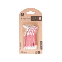 SOFTDENT ECO Mezizubní kartáček zahnutý 0,5 mm 10 ks