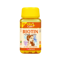 VITAHARMONY Biotin 300 µg + Selen + Zinek 87 tablet